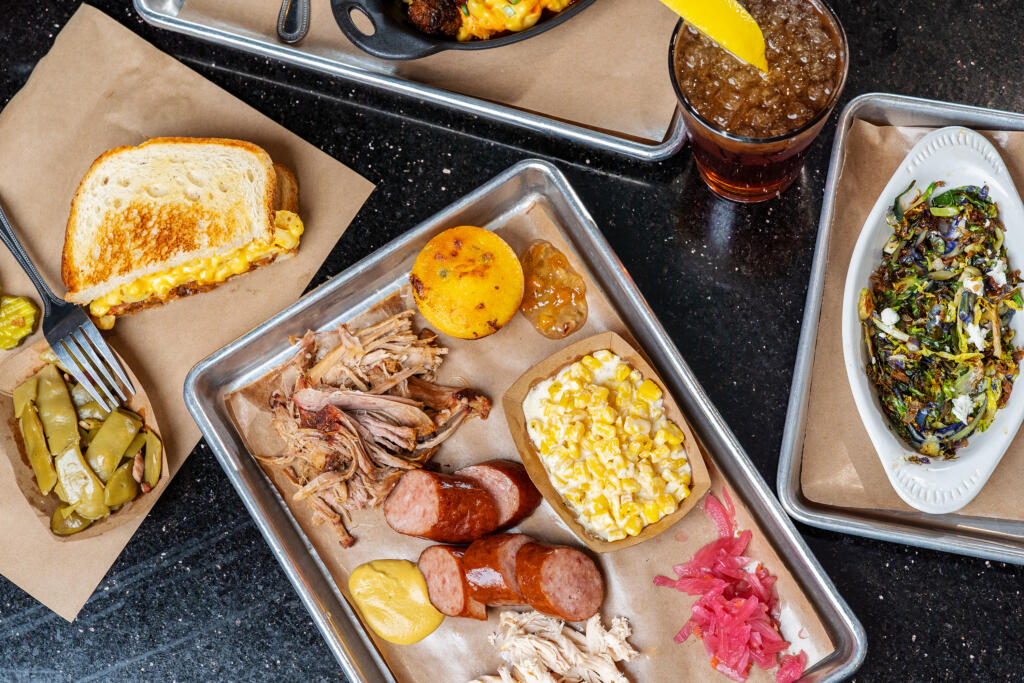 bbq platter and sides